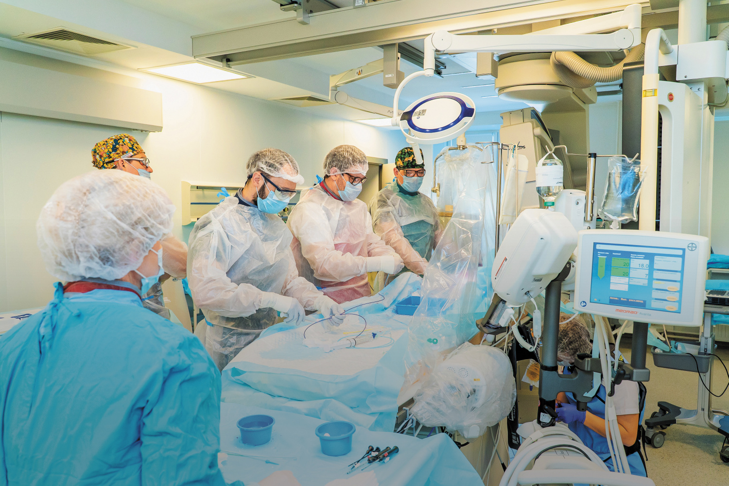 Динамика развития инфарктной сети в Москве 