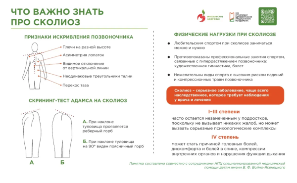 Что важно знать про сколиоз