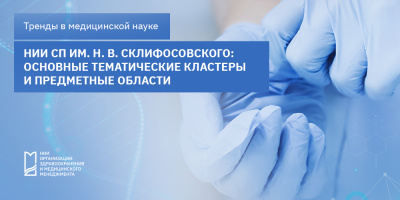 НИИ СП им. Н. В. Склифосовского: основные тематические кластеры и предметные области