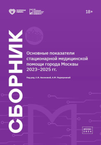 Основные показатели стационарной медицинской помощи города Москвы 2023–2025 гг.