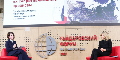 На Гайдаровском форуме презентованы предварительные результаты межстранового исследования устойчивости национальных систем здравоохранения