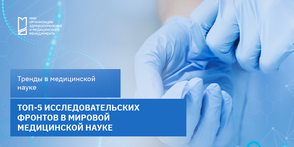 ТОП-5 тематических кластеров в мировой медицинской науке 