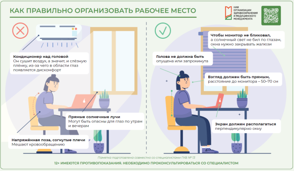 Как правильно организовать рабочее место