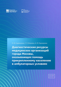 Диагностические ресурсы медицинских организаций города Москвы, оказывающих помощь прикрепленному населению в амбулаторных условиях