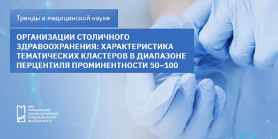 Анализ основных показателей топик-кластеров, относящихся к медицинским наукам