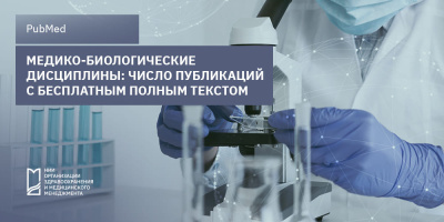 Сводный статистический анализ публикаций с бесплатным полным текстом по 10 медико-биологическим дисциплинам